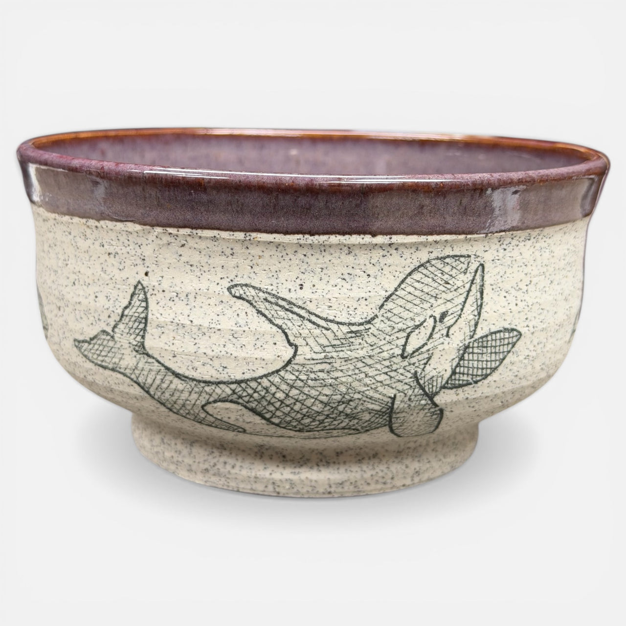 Orca Decal Bowl