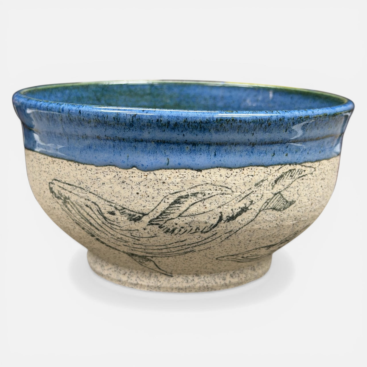 Whale Decal Bowl