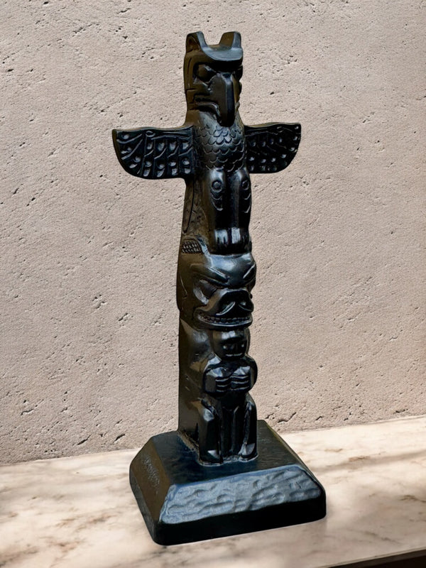 Thunderbird & Bear Totem Pole