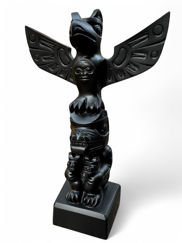 Raven & Bear Totem Pole