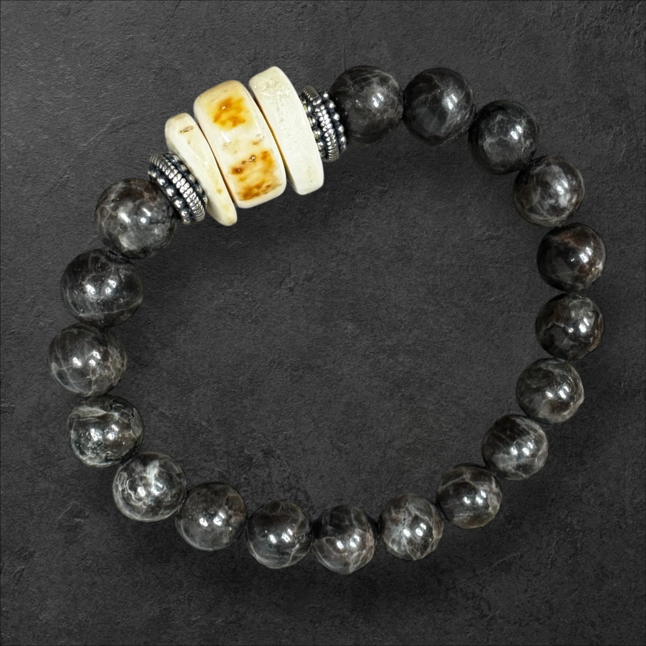 Ivory & Labradorite Bracelet