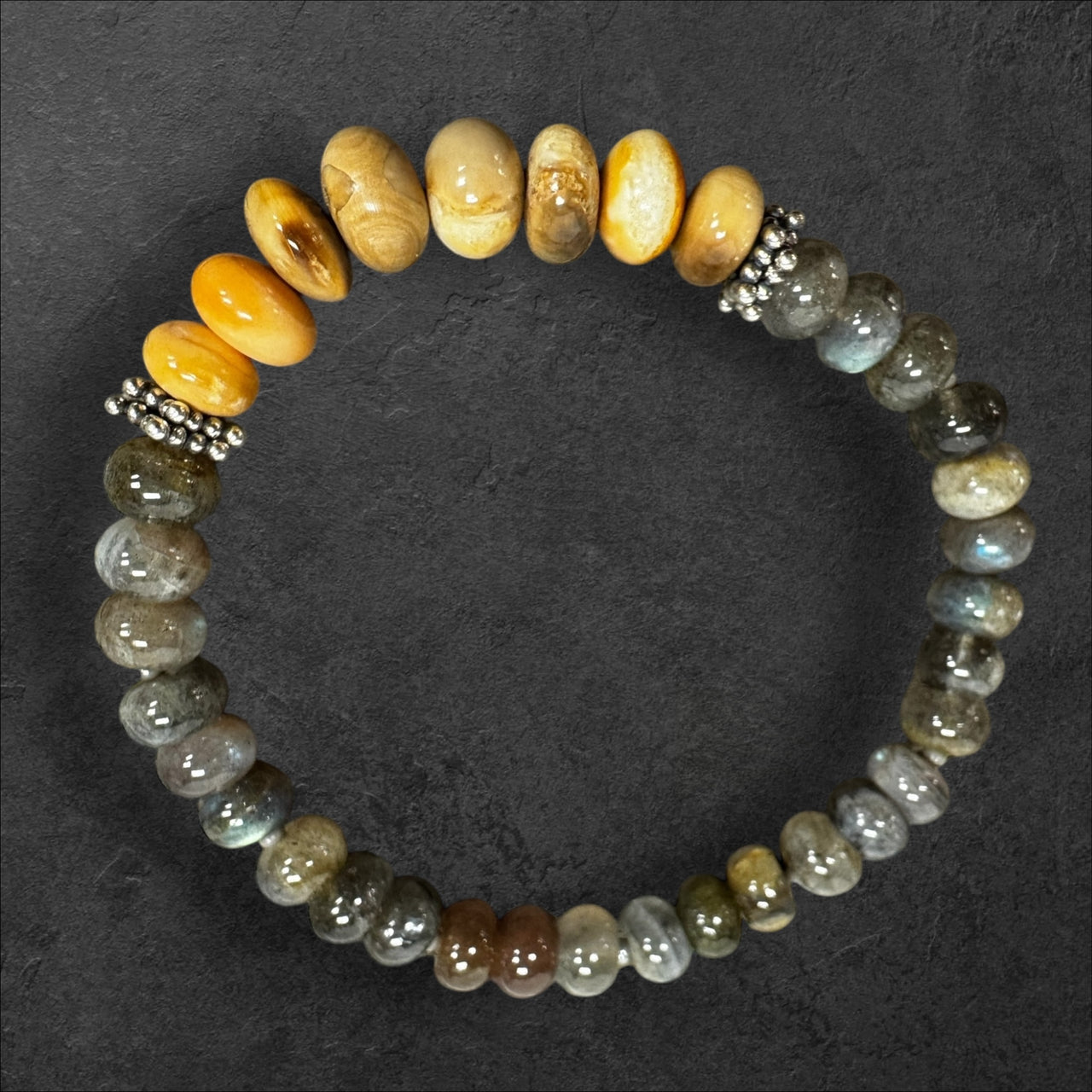Ivory & Labradorite Bracelet