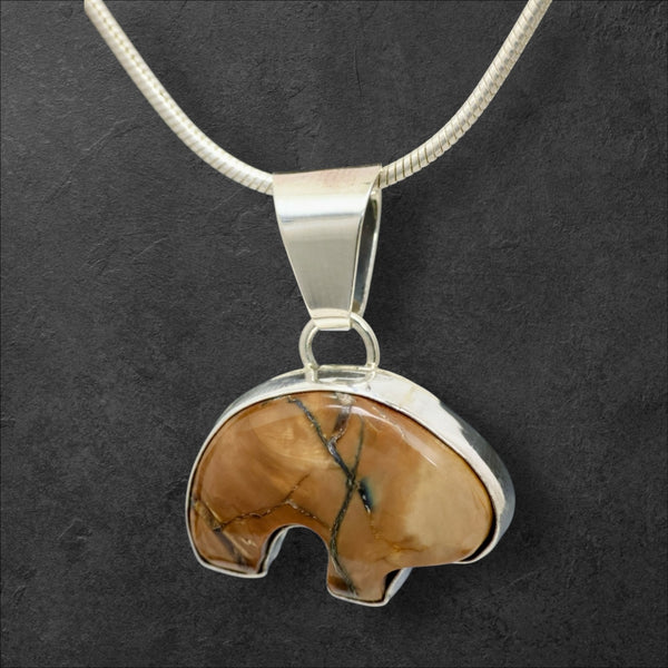 Mammoth Tooth Bear Pendant