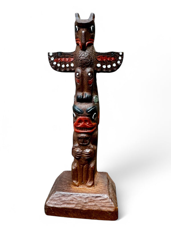 Thunderbird & Bear Totem Pole