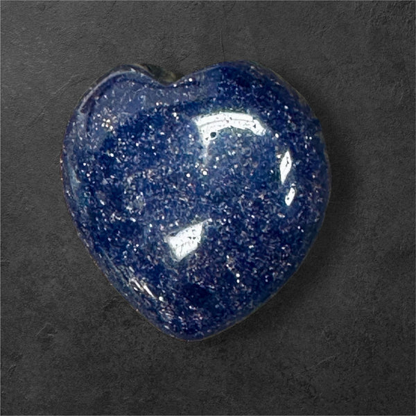 Blue Gold Stone Stone Heart