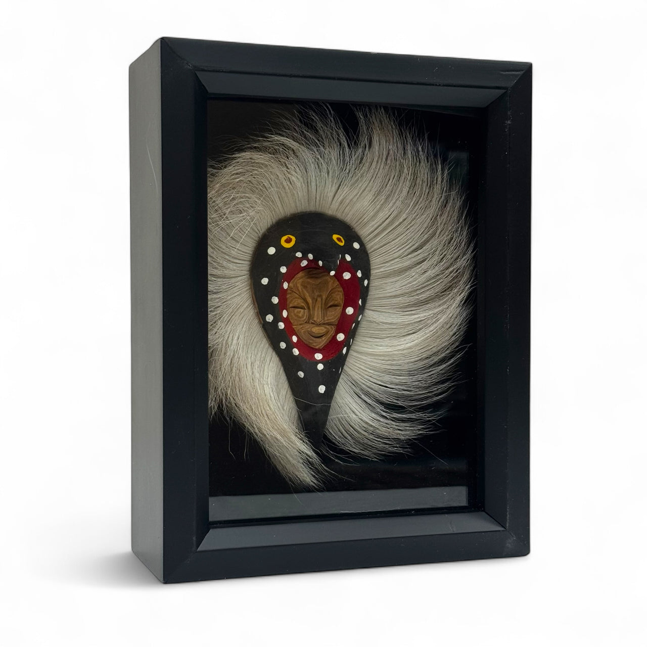 Framed Raven Mask