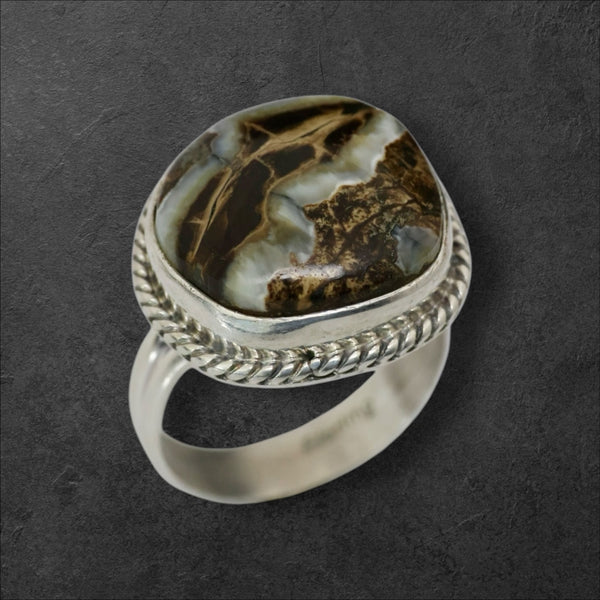 Mammoth Tooth Ring Size 8