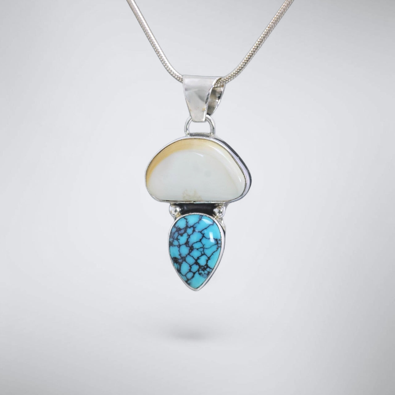 Ivory & Turquoise Pendant