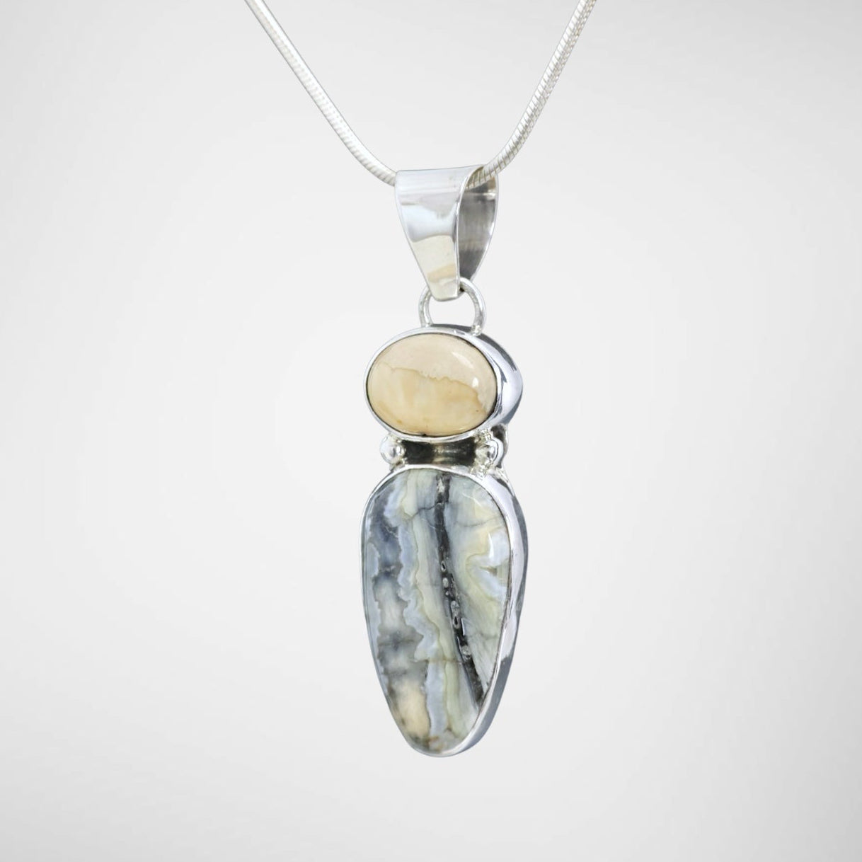 Mammoth Tooth & Ivory Pendant