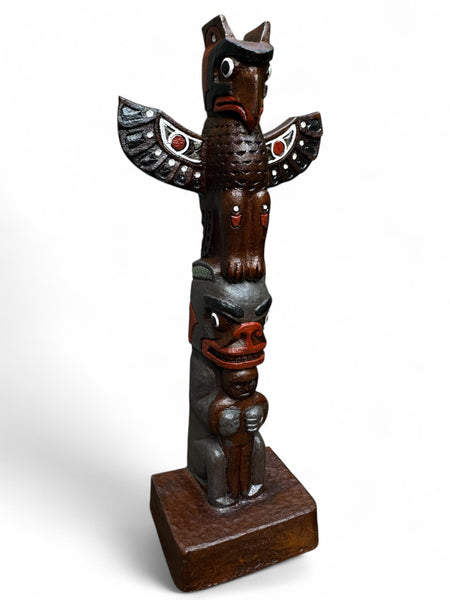Thunderbird & Bear Totem Pole