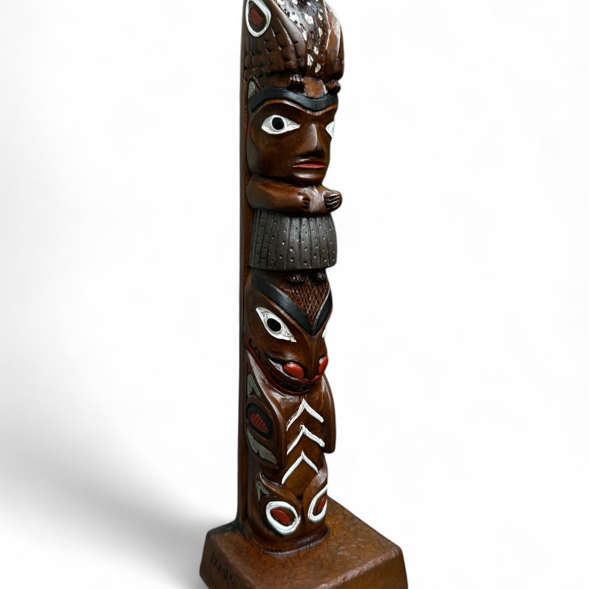 alaskan totem pole eagle and bear with fish Woman – Creek Company bunker snag Topic: Eyra Tackle Storage Line Test:80lb