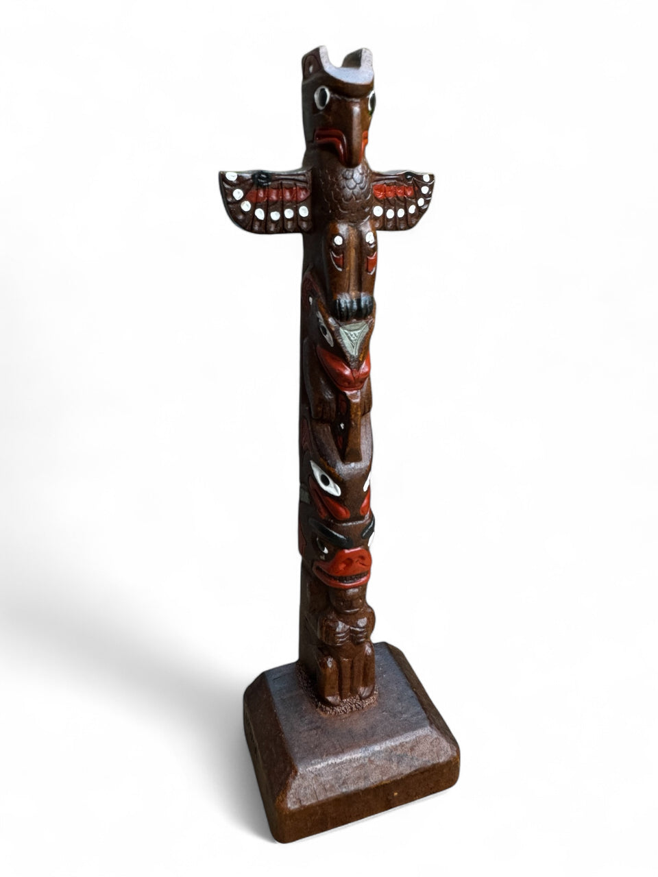 Thunderbird & Bear Totem Pole