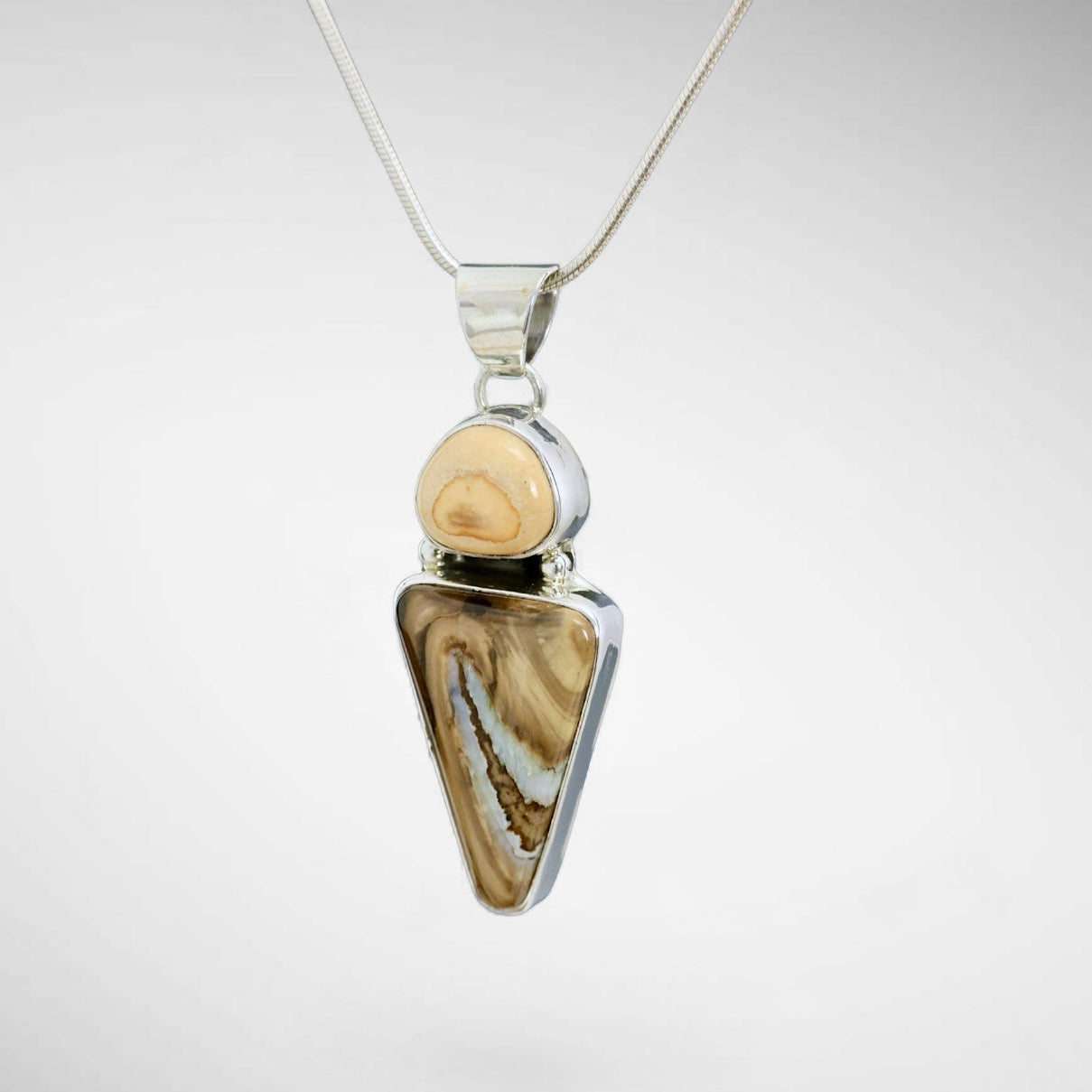 Mammoth Tooth & Ivory Pendant
