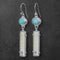 Ivory & Chrysoprase Earrings