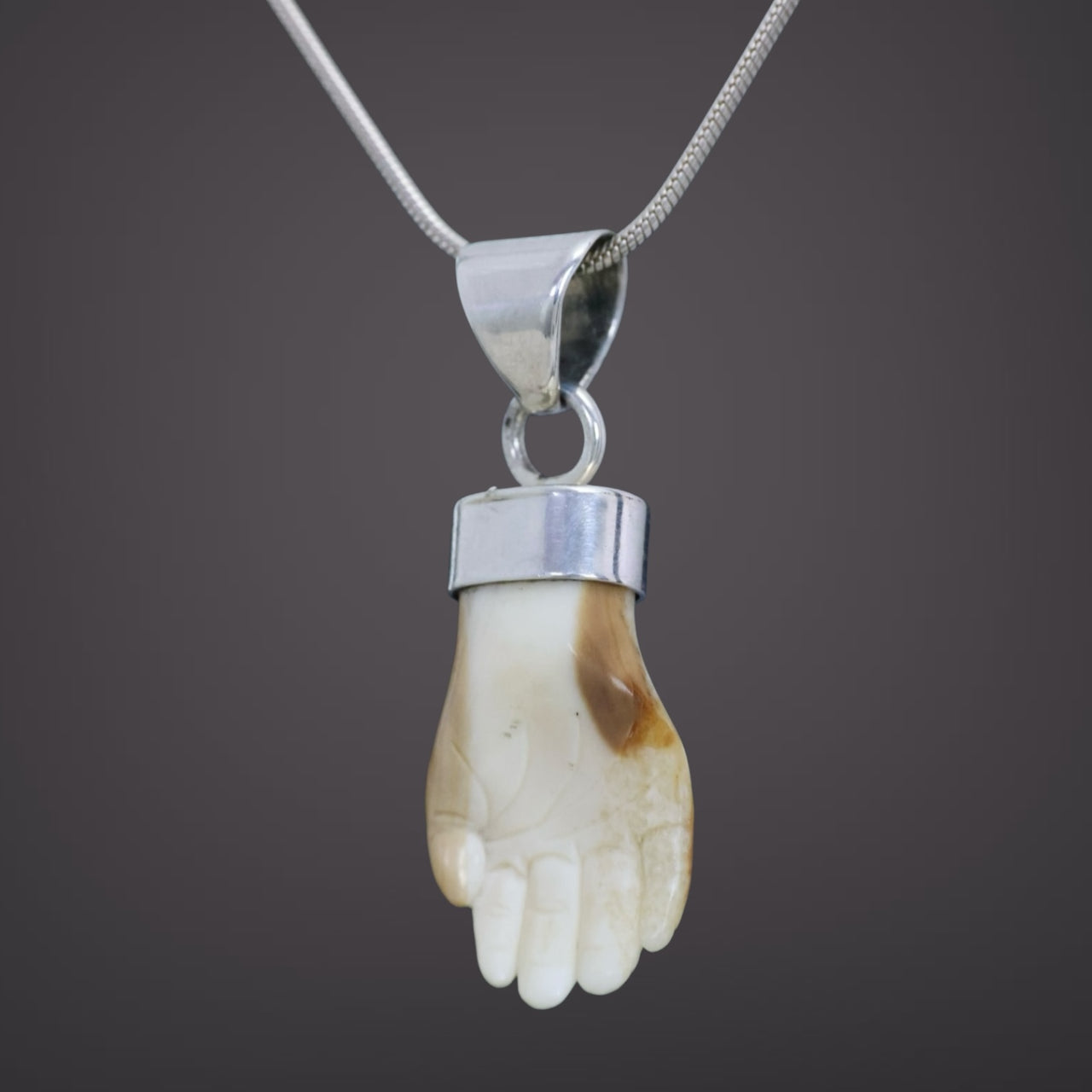Ivory Hand Pendant
