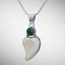 Ivory & Jade Heart