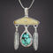 Ivory & Turquoise Pendant
