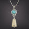 Ivory & Turquoise Pendant