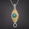 Ivory & Turquoise Pendant