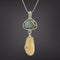 Ivory & Labradorite Pendant