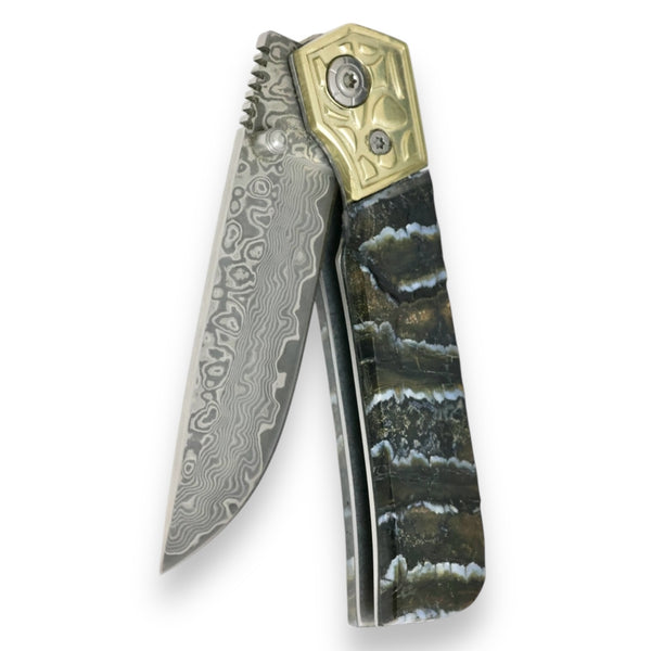 Mammoth Tooth & Damascus Knife