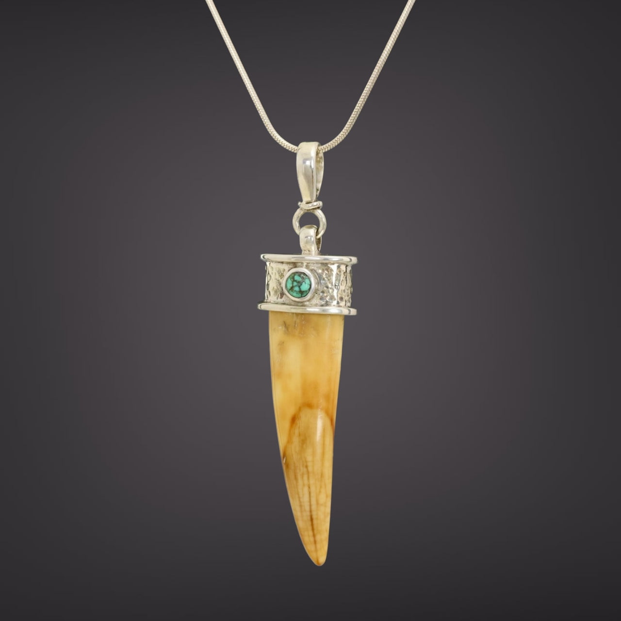 Ivory & Turquoise Pendant