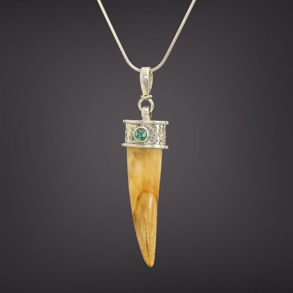Ivory & Turquoise Pendant