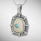 Ivory & Turquoise Pendant