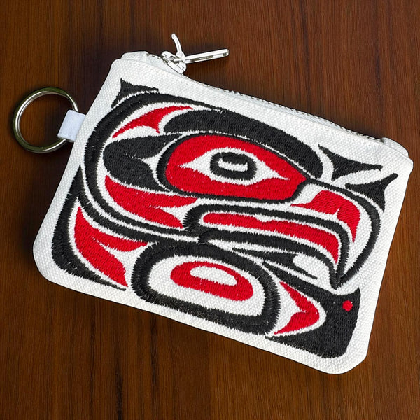 Eagle Embroidered Coin Purse