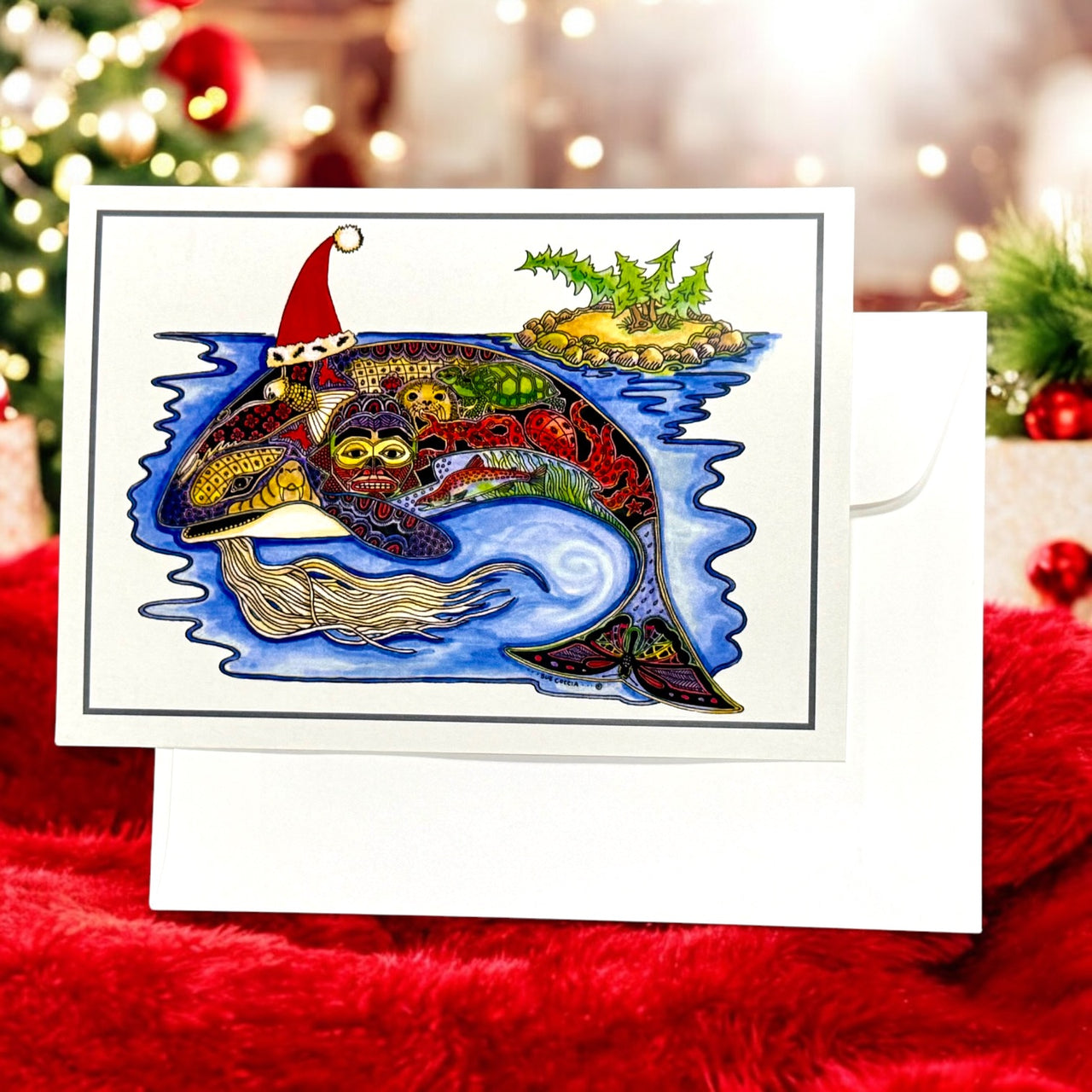 Orca Holiday Card