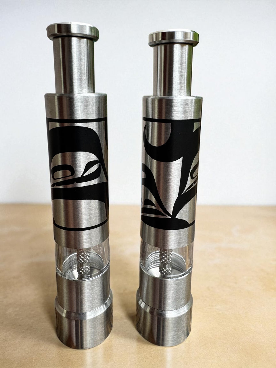 Sea to Sky Stainless Steel Salt or Pepper Pump