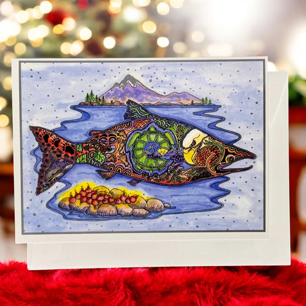 Salmon Holiday Card