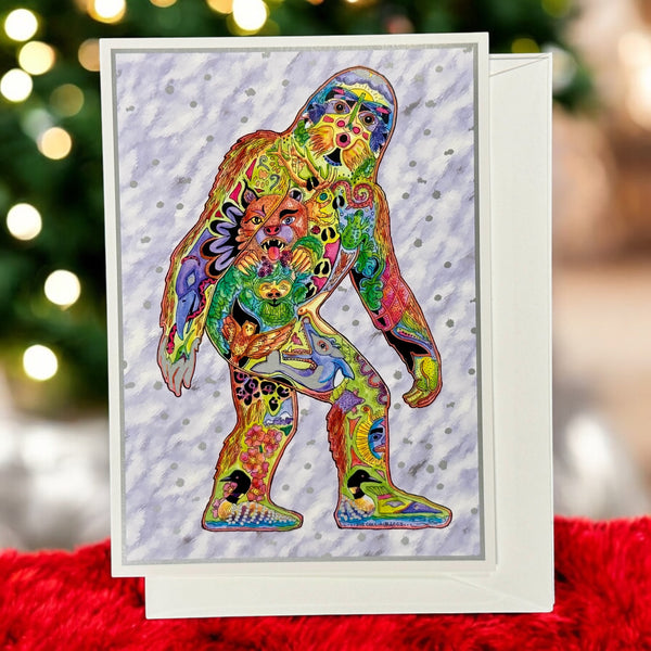 Sasquatch Holiday Card