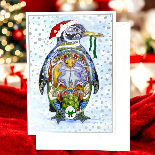 Penguin Holiday Card