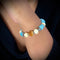 Ivory & Larimar Bracelet