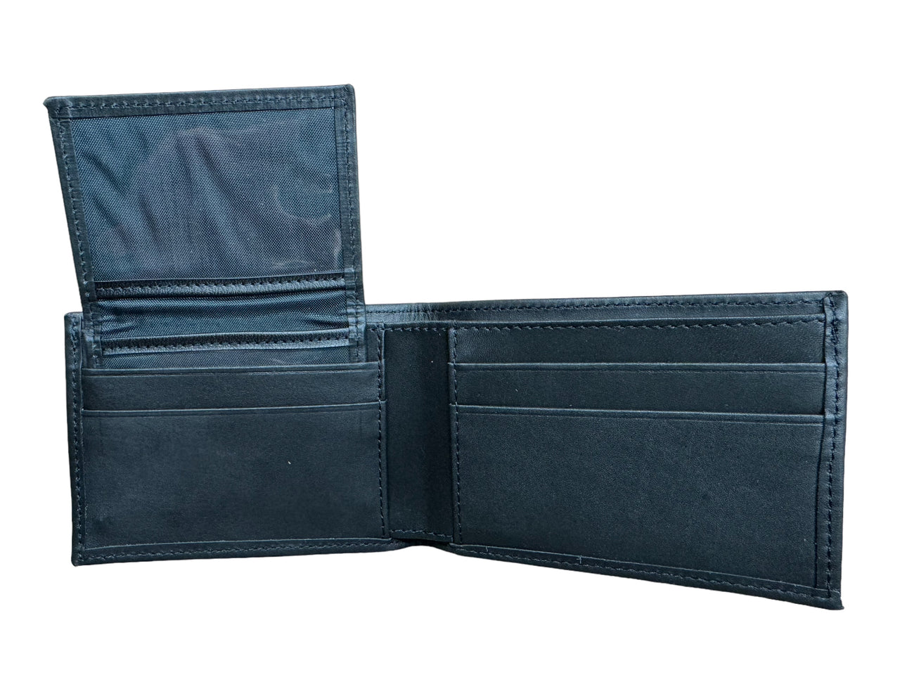 Alaskan Salmon Leather billfold - Black