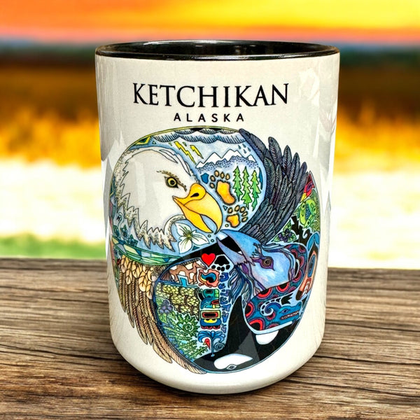 Ketchikan Alaska Lovebirds Mug