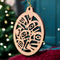 Salmon Wood Ornament