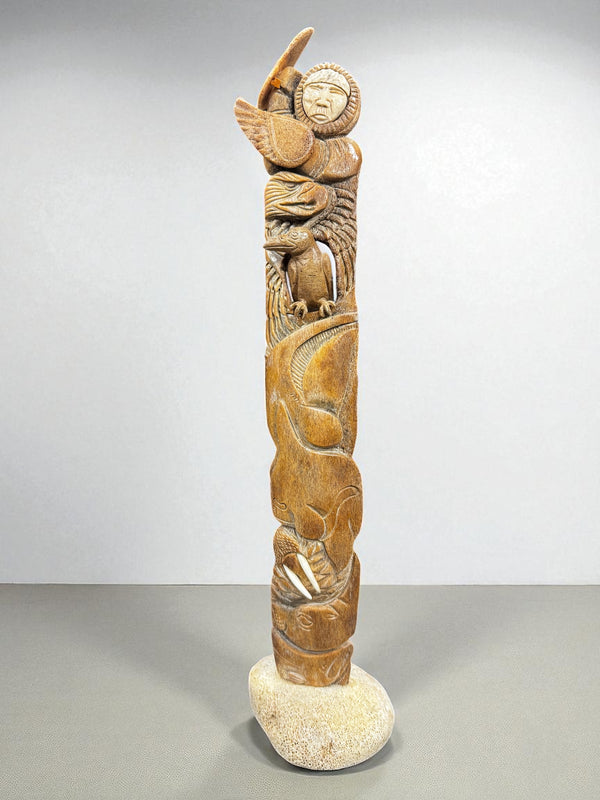 Raven Transformation & Sealife Totem Pole