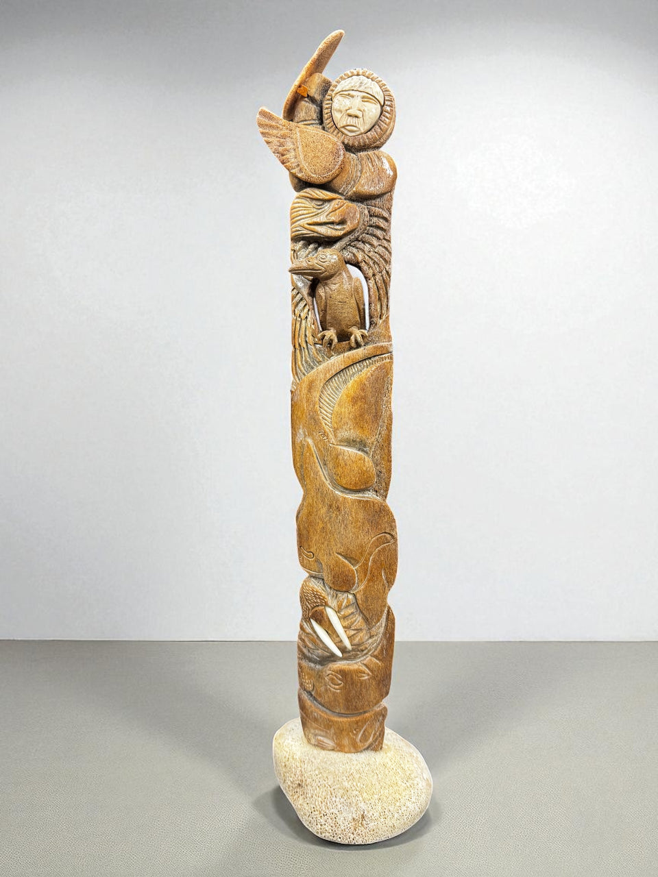 Raven Transformation & Sealife Totem Pole