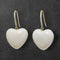 Heart Earrings w/ Diamonds