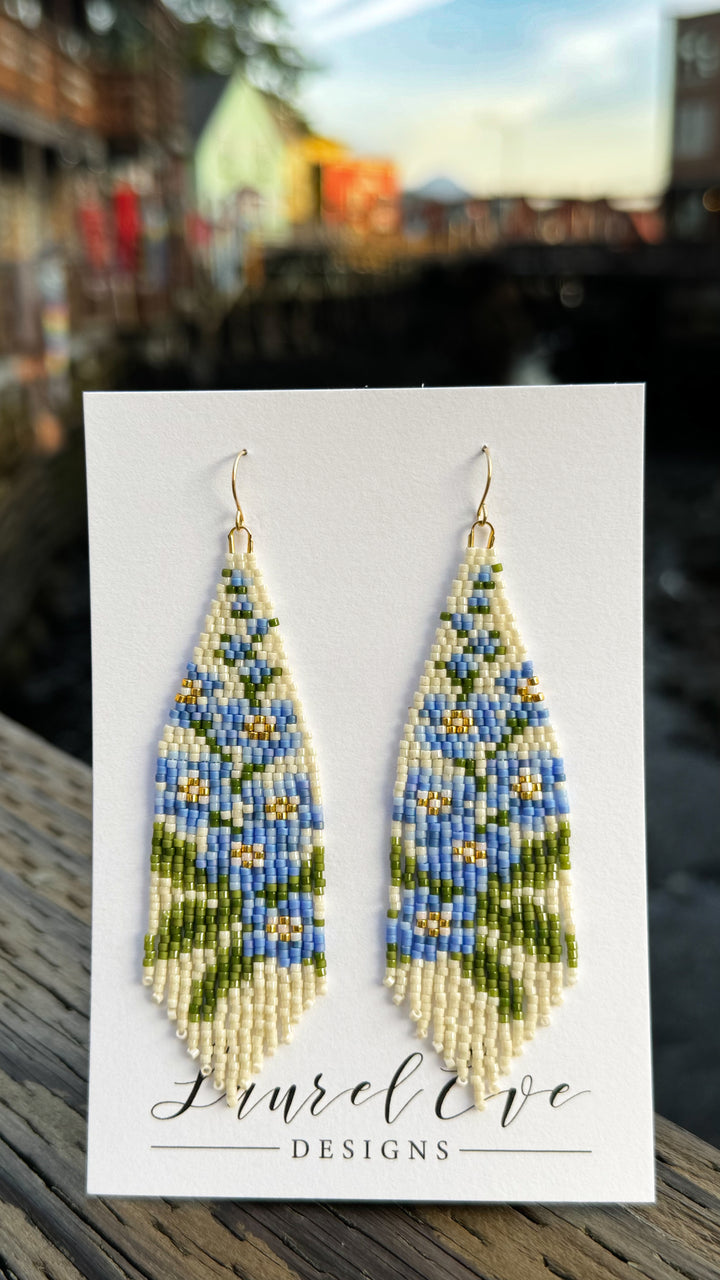 Forget me Not Ivory Earrings