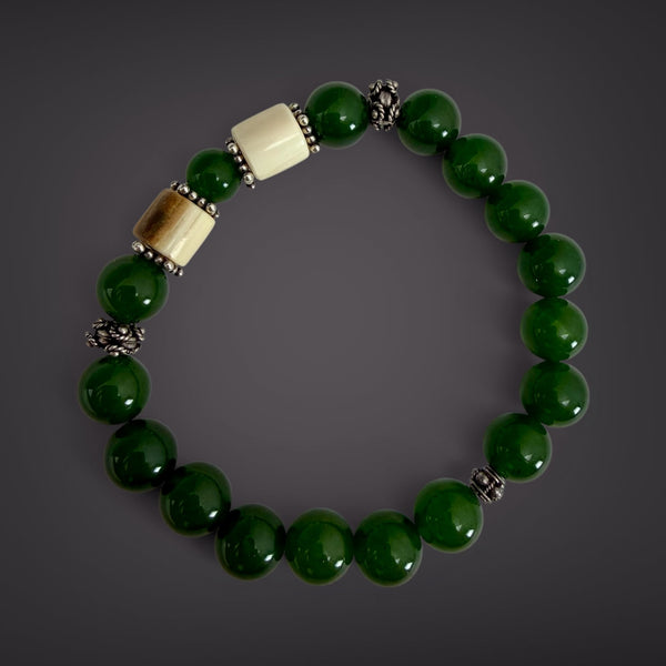 Ivory & Jade Bracelet