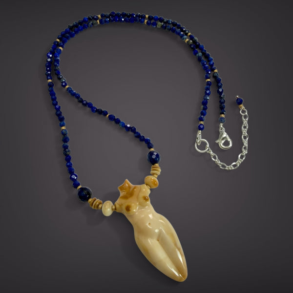 Ivory & Lapis Necklace