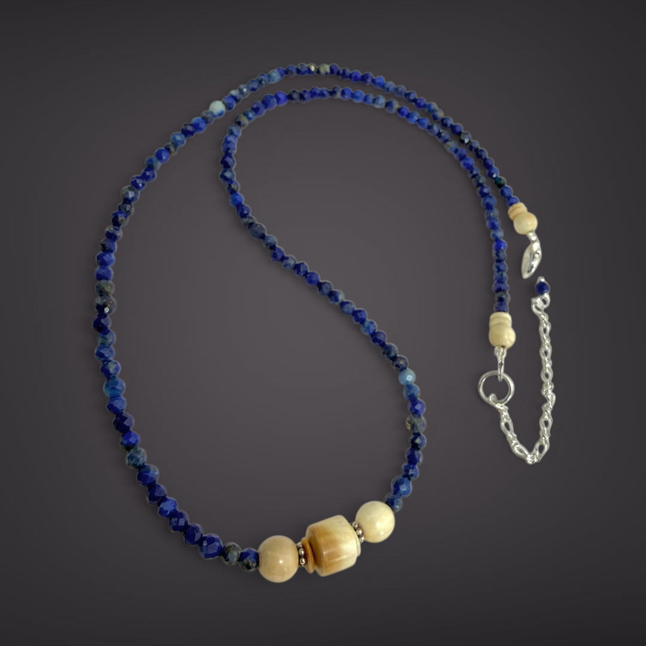 Ivory & Lapis Necklace