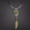 Ivory Feather Necklace