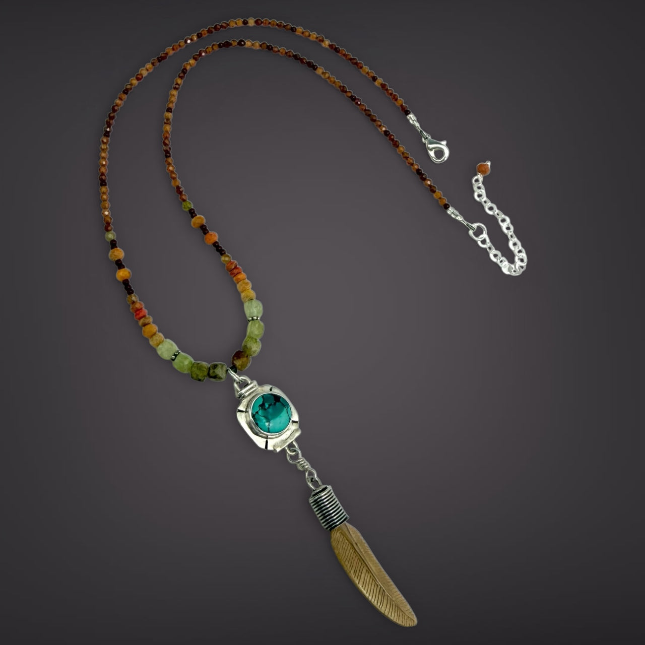 Ivory Feather Necklace