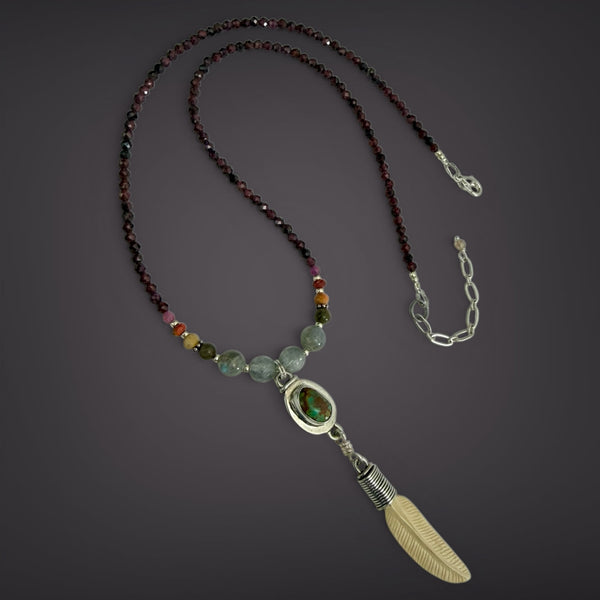 Ivory Feather Necklace