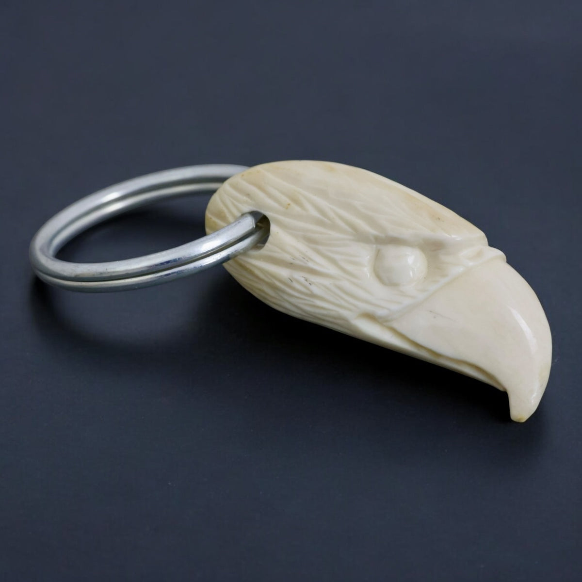 Ivory Keychain Ivory Eagle Key Chain – Fish Creek Company