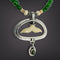 Ivory & Jade Whale Tail Necklace